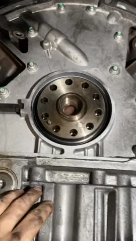 We missed a very important part when we put the engine in on this truck! Don’t make the same mistake as we did. I hope this helps some of you guys out! #mddp #ford #powerstroke #67 #engine #diesel #trucks #mistakes #fail #livenlearn #cranksensor