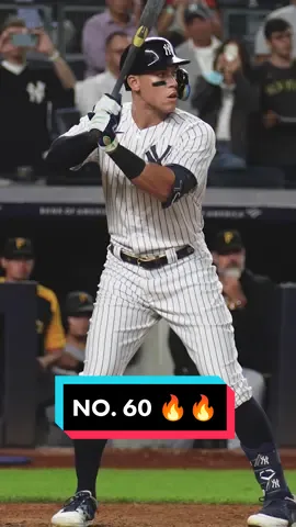 60. ALL RISE‼️ #yankees #MLB #baseball #aaronjudge #homerun #60 #historic #fyp