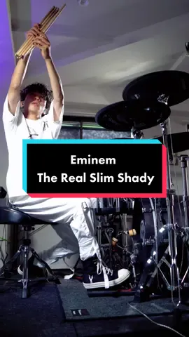 Eminem - The Real Slim Shady🚨　#eminem #rap #drums #fypシ #foryouシ 