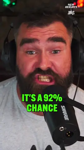 4th and Goal from the 1, Jason Kelce says there’s only one option…unless you’re Pat Mahomes 😂 Link in bio to watch the new episode with Jason and @traviskelce 