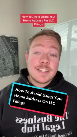 How To Avoid Using Your Home Address For LLC Filings. Business Filings Are Public Record So Most Want To Avoid This #businesslaw #businesslawyer #llctips #startabusiness #startabusinesscheck #businesstips101 #smallbiztips #smallbiztok #businesstipsandtricks  