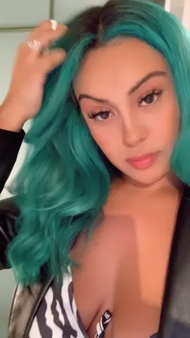 Toxic trait is thinking I should bring back the blue hair after letting my natural hair get healthy again 🫠 #foryoupage #viral #fypシ #bluehair