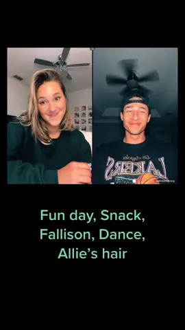 Short fun Auslie live! 🅰️🦋 #auslie #austinandallie #funday #snack #fallison #dance #hair @austintarmstrong @allieschnacky 