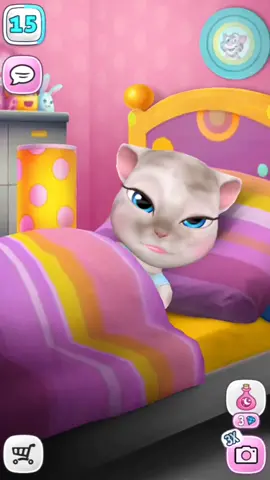 My Talking Angela Sleep 💤 funny video fr tom