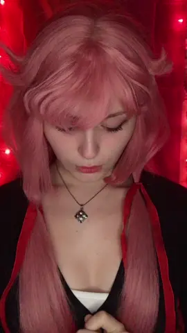 my pink contacts r messed up so I had to use red :(((( </3 #yunogasai #futurediary #mirarinikki