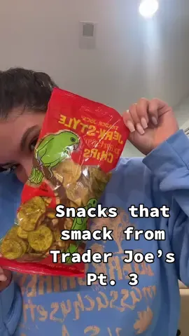 Obsessed with these #traderjoes #traderjoesnacks #plantainchips #latinacreator @tradersjoes 