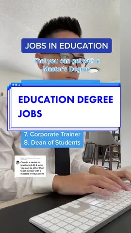 Replying to @robinbrownhoward Here are 8 things you can do with a Master’s in Education!