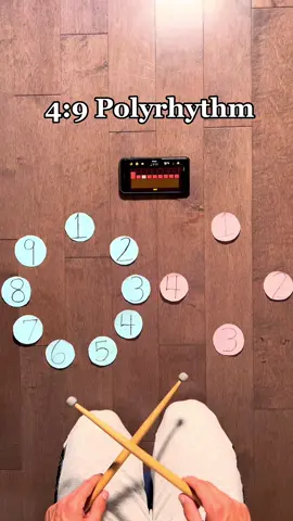Here’s a cool rhythm 😎 #polyrhythms #rhythm #drums #drummer #percussion #music #beats #fyp 