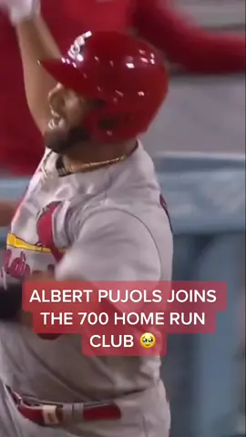 HISTORY FOR ALBERT PUJOLS 7️⃣0️⃣0️⃣ #MLB #baseball #wow #history #albertpujols #highlight #sports #baseballlife #homerun 