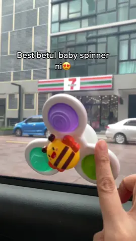 Masalahnya maknya pun main skali baby spinner ni 🤣 #fyp #babytoys #tiktokshop 