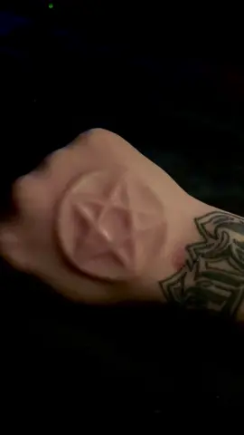 4 months into my hand implant 🥰 #fyp #foryou #viral #bodymodifications #bodymod #tattoos #bodypiercer #lasvegas #hailsatan #satanist #avesatanas 