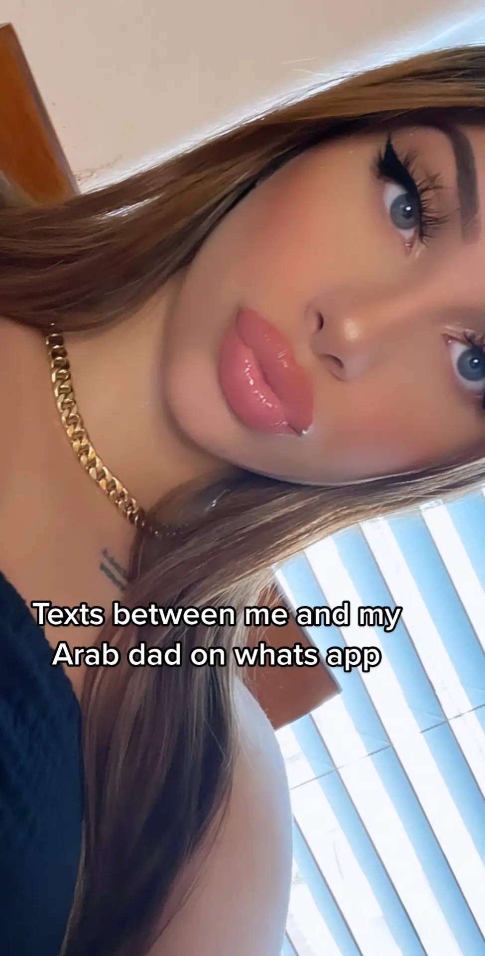 🤣when he told me to lower my voice💀i was singing my fav song like i wont Shutup sorry😒🤣 #textsbetweenmeanddad #arabdad #arabbaba #ArabTikTok #middleeastern 