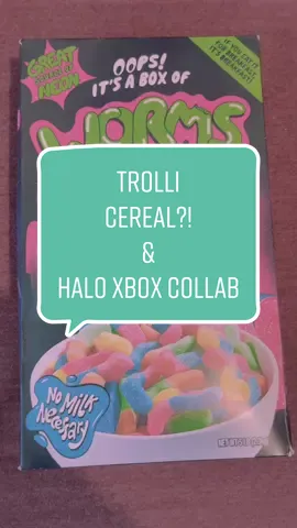 @Trolli Worms Cereal & Xbox Halo Collab🥣🐛🎮 #trolli #unboxing #trollisourcandy #trollisourgummyworms #sourcandy #trollixbox #FoodTok #foodtiktok #FoodLover #foodreview #xbox #haloinfinite #snacks #chubster #teamchubster #fyp #yass 