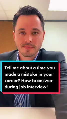 Tell me about a time you made a mistake in your career? #interview #interviewtips #jobinterview #foryou 