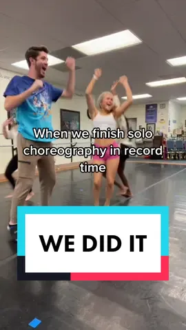 We clearly get a little excited when we finish our choreography #dance #dancetok #dancesolo #dancestudio #danceclass #danceteacher #WeDidIt #doratheexplorer 