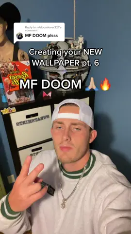 Replying to @mfdoomlover327 REST IN PIECE MF DOOM 🙏🏼🔥‼️ #fyp #mfdoom #wallpaper #rap #art #music 