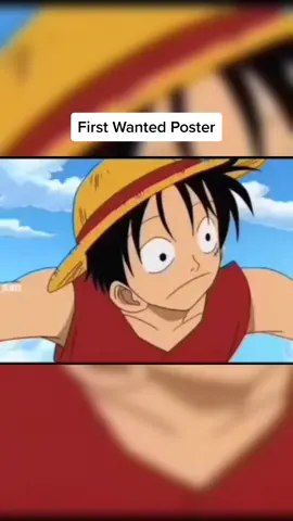 Luffy's first wanted poster #Luffy #onepiece #anime #Sanji #Nami #Usopp #Zoro #一つなぎ 
