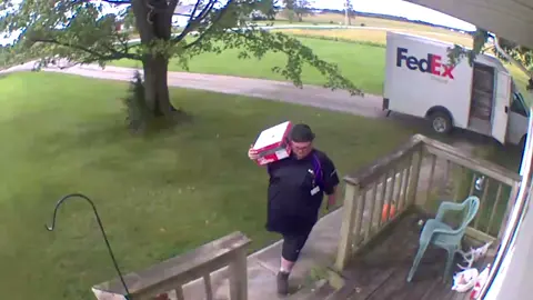 #fedexfalls #deliveryfail #hilarious #hopeheisok Poor Fed Ex guy, I hope our steps didn't hurt too bad! 🤣@c0vid19usa @uppy0012 @bryanadams63 @farming_tbidad @clintjaeger 