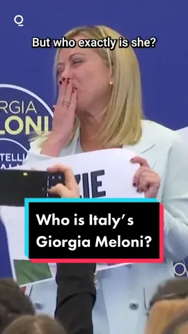 Giorgia Meloni is set to become #Italy’s first female #primeminister. But who exactly is she? #WorldNews #politics #GiorgiaMeloni #italian #election 