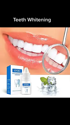 EFERO Teeth Whitening Essence Powder Clean Oral Hygiene Whiten Teeth Remove Plaque Stains Fresh Breath Oral Hygiene Dental Tools #DentalTools #Teethclean #teethwhiten ▶Usage for Teeth Whitening Essence: Before use, please clean the mouth with warm water, then use a cotton swab to dip proper amount of the product, wipe the teeth surface evenly and rinse it with clean water after 15-20 minutes, we recomend to use 2-3 times per week. ▶ Tips: 1. When removing the stains, please wipe gently so as not to damage the gums and oral mucosa; 2. Properly wet the cotton swab when it is soaked, making sure it is not too wet; 3. It takes about 1 min to wipe each tooth; 4. If the stains can't be removed completely, please use again after a week; 5. Children under the age of 13 should not use it. Do not try to swallow. ▶ Package Included: 1PCS Teeth whitening tools