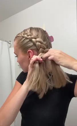 #braidhair #hairtok #shorthair #braidtutorial #hairstyle 