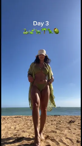Can you tell i love green? I also fell off a quad 🥲 (peep the bandage) #FitTok #beach #beachday #vacation #Lifestyle #fyp #fypシ #viralvideo 