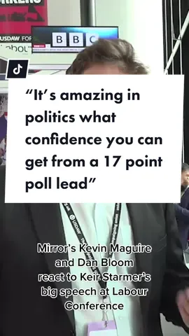 Mirror’s Kevin Maguire and Dan Bloom react to Kier Starmer’s big speech at Labour Conference #keirstarmer #labourparty #labourconference #politicsnews