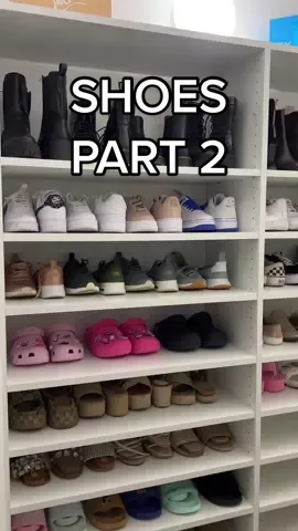 Replying to @arielyoung25  Part 2 of organizing all my shoes! Here’s the final results! #closetorganization #shoeorganization #shoecloset 