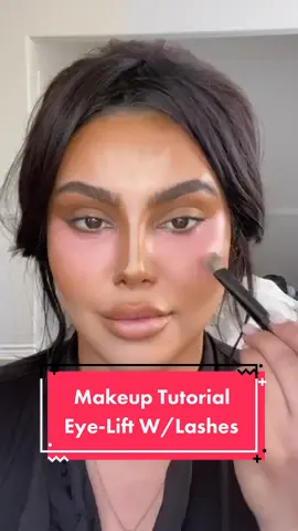 Created an eyelift using my lashes, also can we get into ths skin did I transform into a filter? Any parts of this tutorial would you like a break down of? #makeup #fyp #transformation 