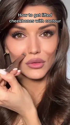 @ПИЛЕЦКАЯ ЯНА How to get lifted cheekbones with contour! What do you think of this hack? #makeuphacks #contour #boxycharm 