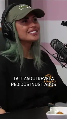 Tati Zaqui revela pedidos inusitados que já recebeu! 🤣 #tatizaqui #afazenda #nagringa #nagringapc🎙 #nagringapodcast #orlando #orlandoflorida 