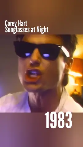 Corey Hart - Sunglasses at Night - 1983 - #1980s #popculture #classicmusic #GenX #fyp #genxtiktokers 