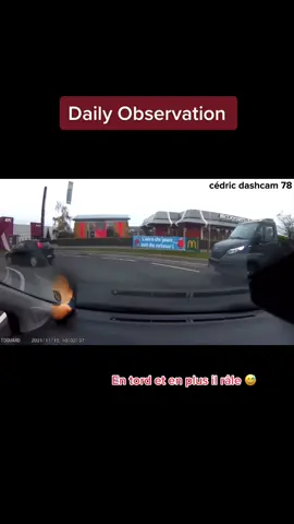 Coupage de priorité… YouTube_ 100% DASHCAM #priorite #roadrage 