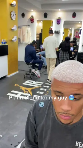 Iceblond 🥶❄️ #barber#fy#fyp  
