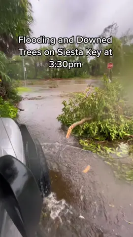 It’s wild out here… best videos coming up. Follow to see more! Filming all day long. Back end of the storm on the way 👀 #hurricaneian #hurricane #siestakey #florida 