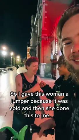 So I gave the woman a jumper and then she does this to me…. #aggythegift #brixton #southlondon #london #funny #brixtonbulies #fyp #viral #aggy #bundalane #coreycorner #lol #tiktok #helpingothers #helpme #aggyeats 