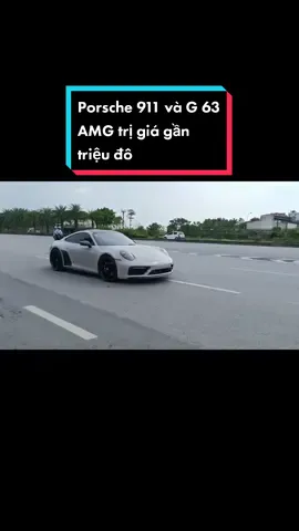 Chồng lái 911, vợ lái G63 mới chất 😂 #porsche #porsche911 #mercedes #g63 #g63amg #sieuxevietnam #sportcar #xuhuong2022 #trending #tiktokvietnam #mesieuxeviet 