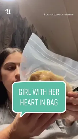 Jessica kept her heart in a bag that was removed during her transplant procedure 🫀 (@jessica.elenanz / @arkbykomi) #heart #hearttransplant #transplant 