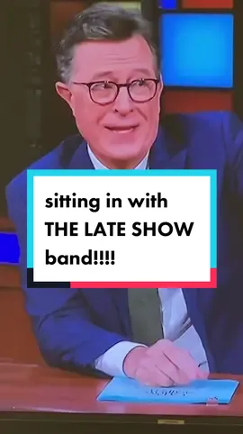 thank you to the @colbertlateshow band for having us sit-in last night!!! 🚨🚨😱😱 @Louis Cato #colbert #livemusic #indiemusic #newyork
