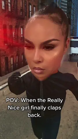 When the really nice girl claps back they chest hurt! Lol #nicegirl #itscoolwhentheydoit #clapback #brows #funny #viraltiktok 