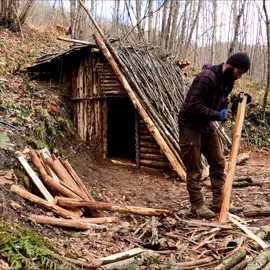 build bushcraft shelter #camping #survival #bushcraft #wargehbushcraft #tiktok