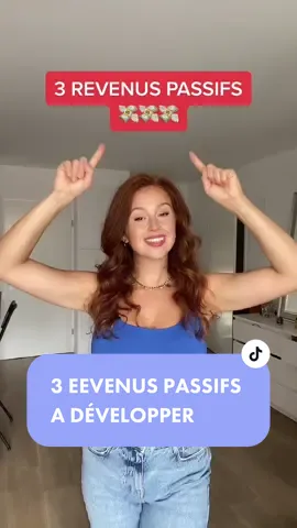 Ce sont 3 revenus passifs que j’ai pu développer ces dernières années ⬇️ 🛍 Amazon FBA: c’est tout simplement vendre un produit sur Amazon donc devenir un Amazon seller ! Et lorsque que tu fais Amazon FBA, Amazon s’occupe de tout c’est à dire les envoies, le service client, les retours etc…  💸 Dividende: rien de plus passif vraiment, contrairement à Amazon ou tu as besoin de bosser un peu avant pour tout mettre en place ! Là tu prends quelque heure pour faire tes analyses et une fois que tu es propriétaire de ton action tu recevras tes dividendes sans rien faire  📱Marketing Affilié : on pense souvent que c’est réservé à des personnes avec des grosses communautés mais pas uniquement ! Tu peux devenir affilié avec une marque ou site que tu apprécies et partager ton lien affilié avec ta famille et amis et ça te fera déjà un petit complément de revenu ✨ #finance #financetok 