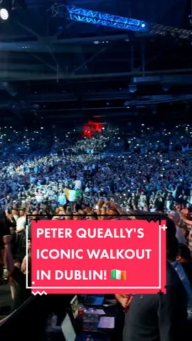 𝐈𝐂𝐎𝐍𝐈𝐂 ☘️ Peter Queally walking out in Dublin.  A special atmosphere. #Bellator285 #BellatorDublin #MMA #bellator #dublin #ireland #zombie 