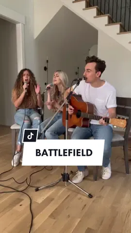 BATTLEFIELD • Everly Fair + Landon Austin • full song available on all platforms #acousticcovers #battlefield #jordinsparks #cover 