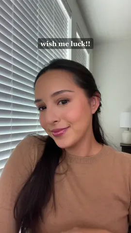 Fingers crossed!! #grwm #getreadywithme #jobinterview #HausLabsFoundation #MakeupRoutine #makeuptutorial 