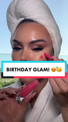 Get birthday glam ready with me!! #fyp #mua 
