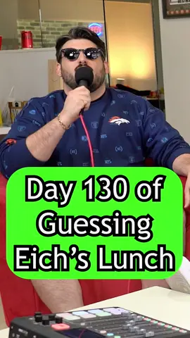 Day 130 of guessing eich’s lunch #eicheats 