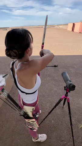 77 yard shots #EndlessJourney #MadeWithKeurigContest #archery #fyp #recurvearchery #recurve #sports #paris2024 #olympicrecurvebow ##athlete #recurvebow 