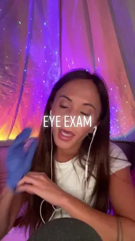 Do you wear glasses? 👁 👀 #asmr #asmrsounds #asmreyeexam #asmrroleplay #fyp 