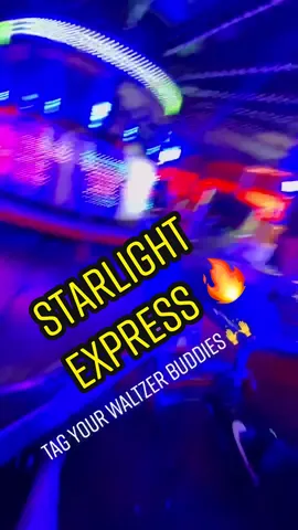 Starlight Express Waltzer @OceanBeachPleasurePark  #waltzer #u #funfair #ride #carnival #rides #fast #music #fyp #foryoupage 